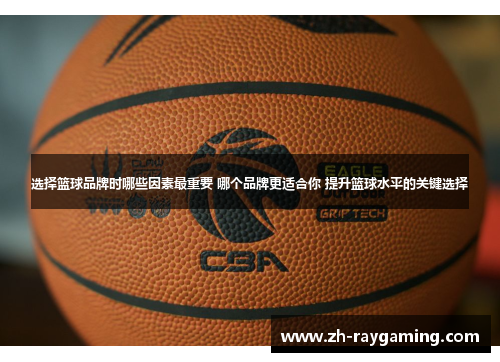 选择篮球品牌时哪些因素最重要 哪个品牌更适合你 提升篮球水平的关键选择