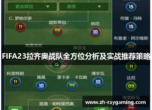 FIFA23拉齐奥战队全方位分析及实战推荐策略